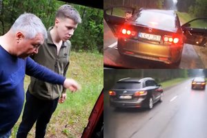 To Lietuvoje jau seniai nėra buvę: policija pradėjo patikrinimą dėl Laukinius Vakarus primenančio incidento kelyje