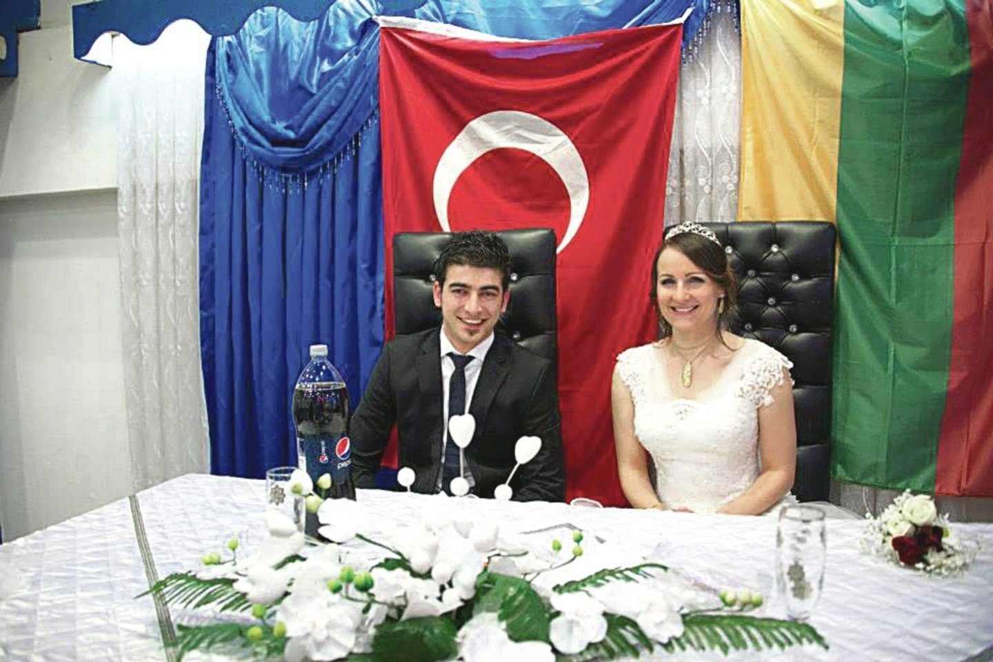 2014-ųjų lapkritį sutuoktiniai Milda ir Seydi vestuves atšventė ir Turkijoje.<br> Asmeninio archyvo nuotr.