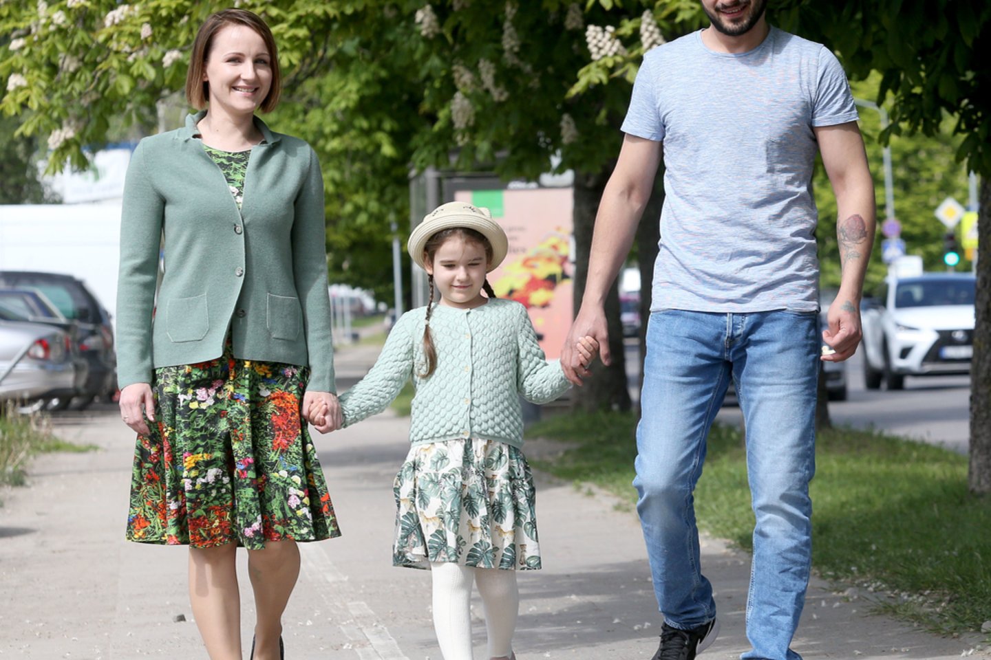  Vilniuje gyvenantys Milda ir Seydi Kartalli su dukra Maria švenčia ir krikščioniškas, ir musulmoniškas šventes.<br>R.Danisevičiaus nuotr.