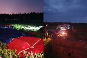 Staiga kilusi audra prie Vilniaus žemėn bloškė oro balioną – nukentėjo moteris