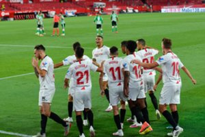 Ispanijoje – vėl futbolas: Sevilijos derbis pažymėtas dviem įvarčiais