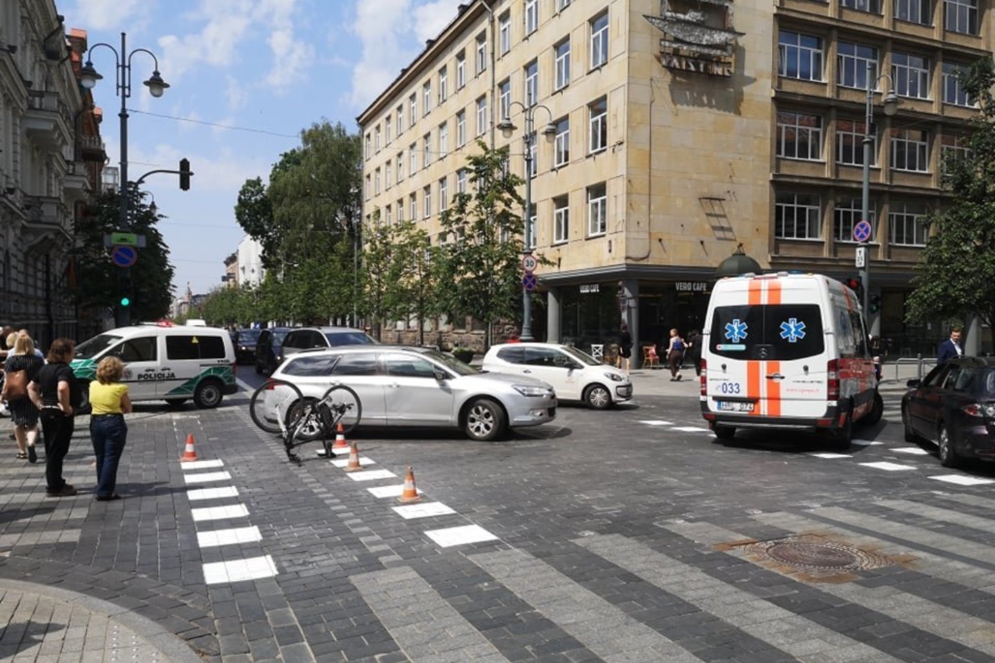 Praėjusios paros avarijose sužeista 14 žmonių.