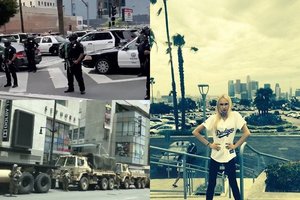 Įniršę protestuotojai neaplenkė Simonos Milinytės namų Los Andžele: „Aplink viskas išdaužyta“