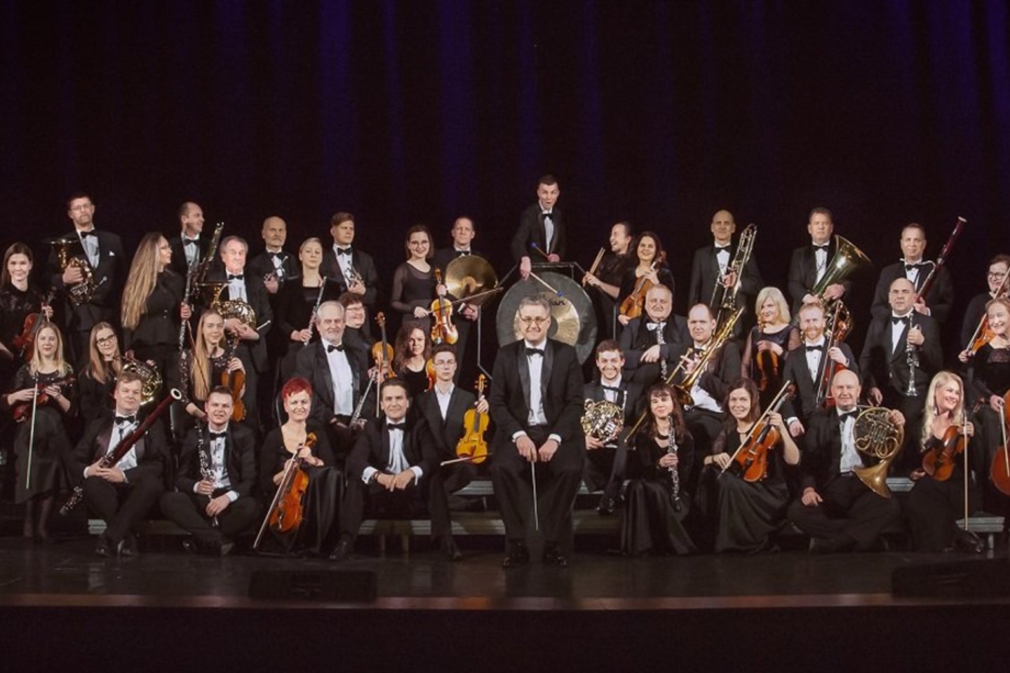 Klaipėdos valstybinio muzikinio teatro orkestras, šiemet laimėjęs „Metų švyturio“ prizą.<br> O.Kasabovos nuotr.