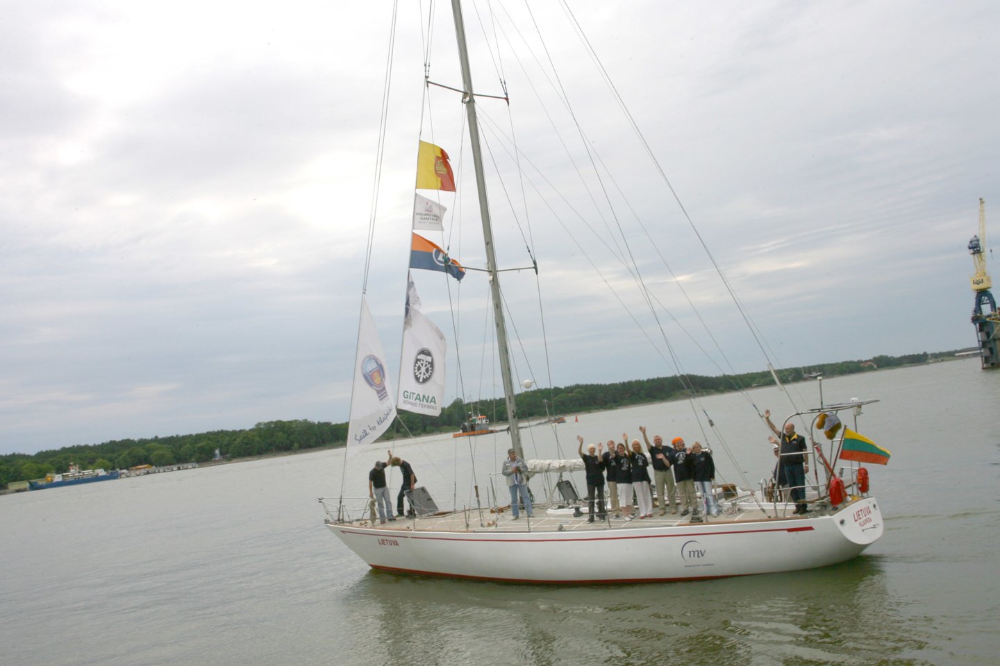 Jachta „Lietuva“.<br>B.Beinoravičiaus nuotr.