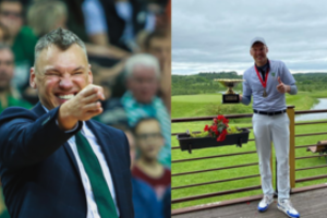 Š. Jasikevičiaus rankose – dar vienas trofėjus: triumfavo golfo lauke