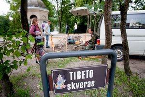 Tibeto skverui Vilniuje – 10 metų