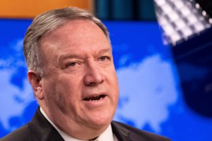 M. Pompeo pavadino Kiniją „augančiu iššūkiu JAV“