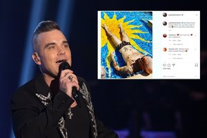 46-erių Robbie Williamsas prakalbo apie žadą atimantį įprotį