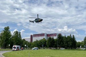 Santaros žiede buvo stabdomas eismas: priežastis – neeilinė