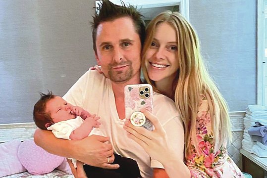 Grupės „The Muse“ lyderio dukra paveldėjo roko muzikanto šukuoseną