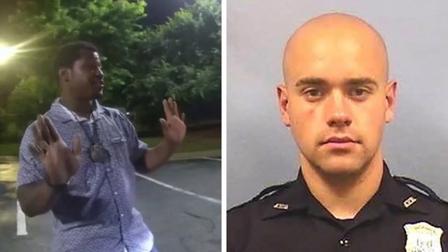 Juodaodį nušovęs Atlantos policininkas apkaltinas nužudymu