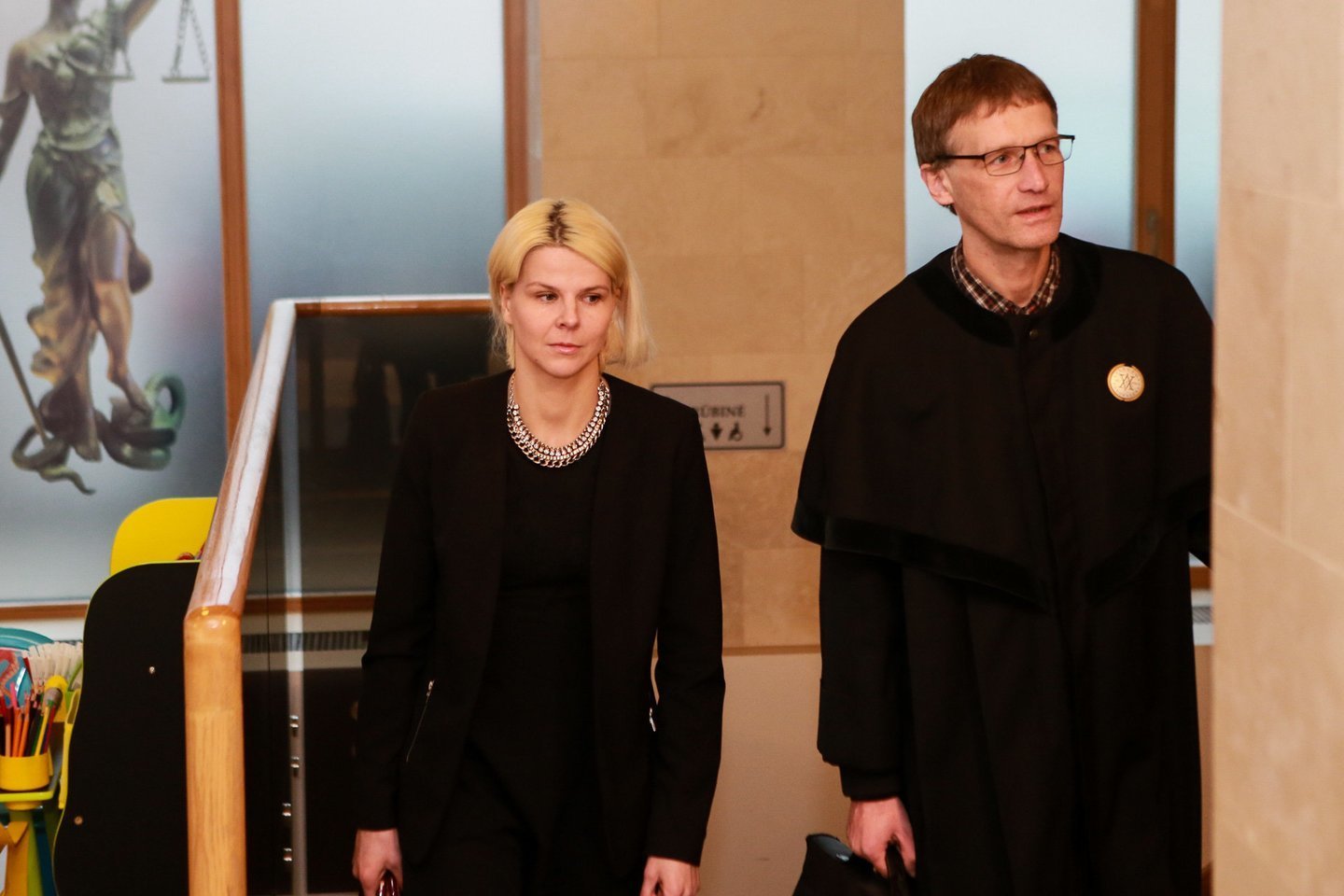 Kauno apygardos teismas ėmė svarstyti smurtu prieš sūnų kaltinamos E.Geležiūnienės bylą.<br>G.Bitvinsko nuotr.