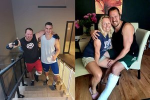 Vilius Tarasovas po sunkios traumos sustoti neketina: sugipsuota koja skubėjo į sporto salę