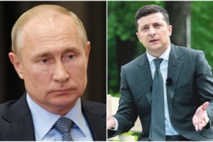Iš V. Putino lūpų – perspėjimas V. Zelenskiui: laukia neigiamos pasekmės