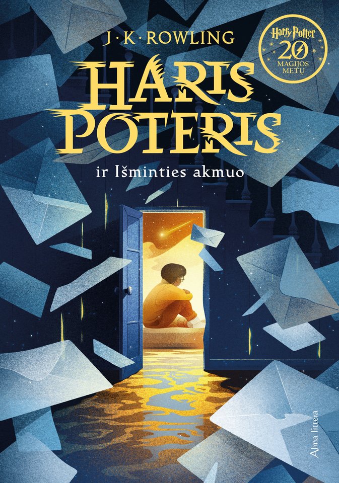 Dvidešimtuosius poteriados metus leidykla „Alma littera“ pasitiko perleistomis visomis Hario Poterios serijos knygomis naujais viršeliais.