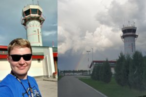 Karinio aerodromo skrydžių vadovas: šioje profesijoje daug streso ir gražių saulėlydžių