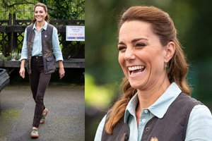 Saviizoliacija baigėsi: viešumoje pasirodžiusi Kate Middleton priminė eilinę moterį