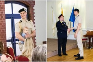 „Neptūno“ kapitonui S. Galdikui – karininko statusas: „Gyvenime keičiamės tikslingai“