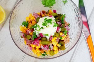 Tuno užkandėlė su kukurūzais taip patiko, kad tą pačią dieną gaminau du kartus