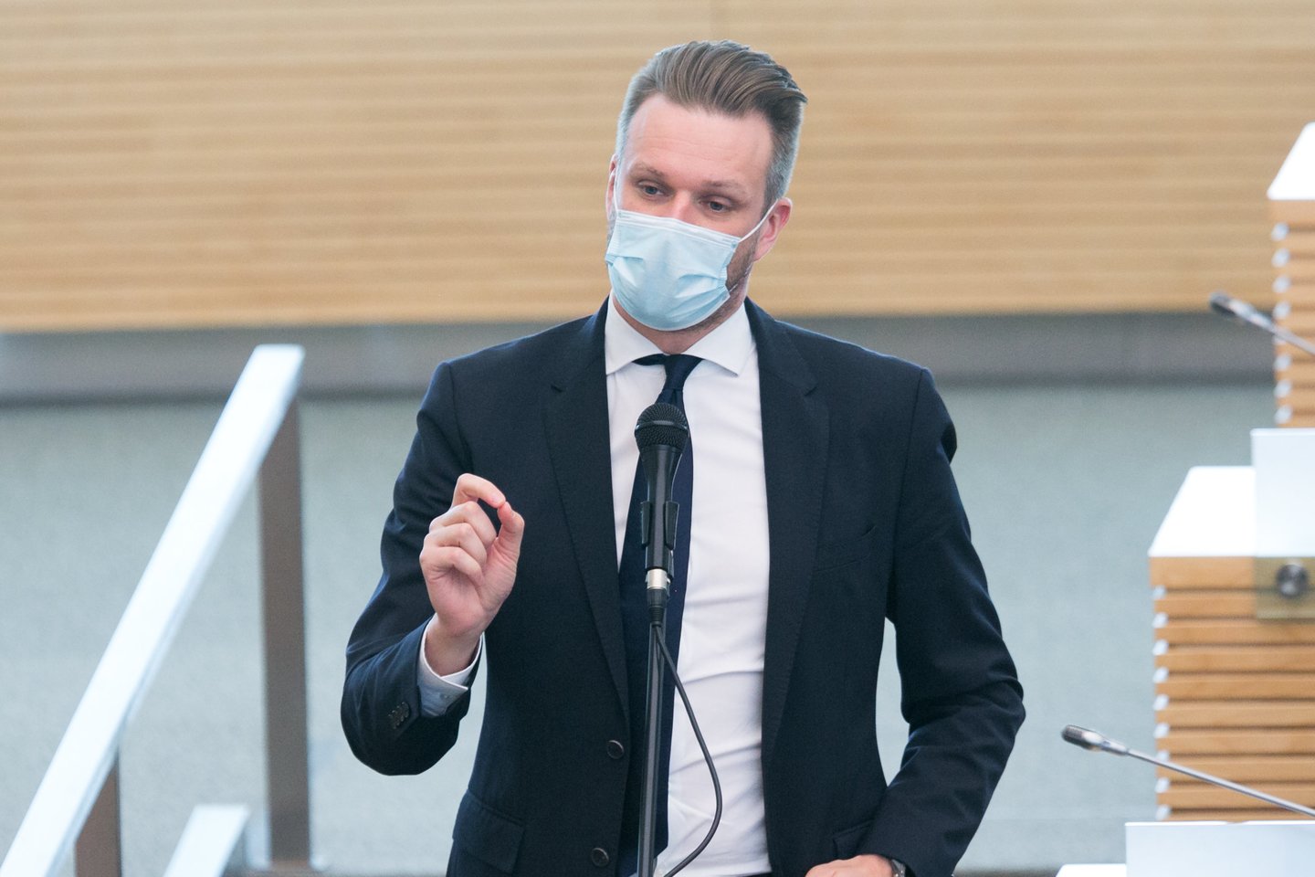 Gabrielius Landsbergis.<br>T.Bauro nuotr.