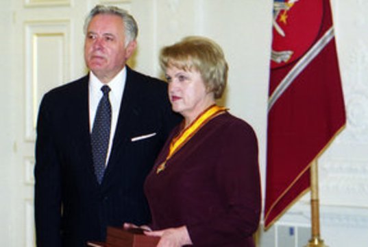2004 m. įvyko Lietuvos prezidento rinkimų antras turas. Rinkimus laimėjo Valdas Adamkus, kuris surinko 51,89 proc. balsų, Kazimiera Danutė Prunskienė – 46,66 proc.<br>P.Lileikio nuotr.