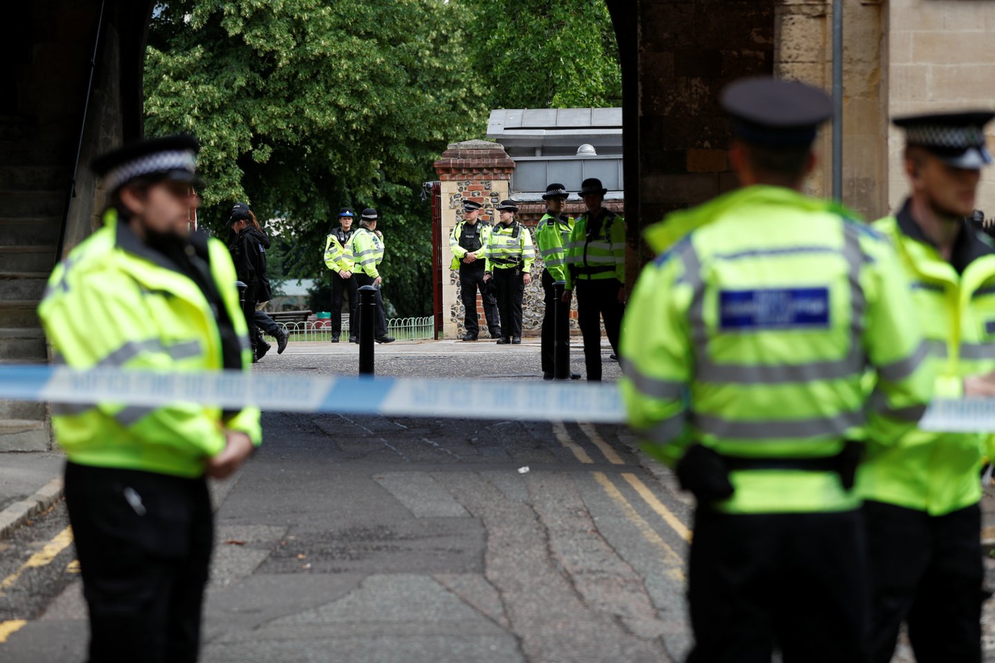 Jungtinės Karalystės Redingo mieste peiliu mirtinai subadyta keletas žmonių.<br>Reuters/Scanpix nuotr.
