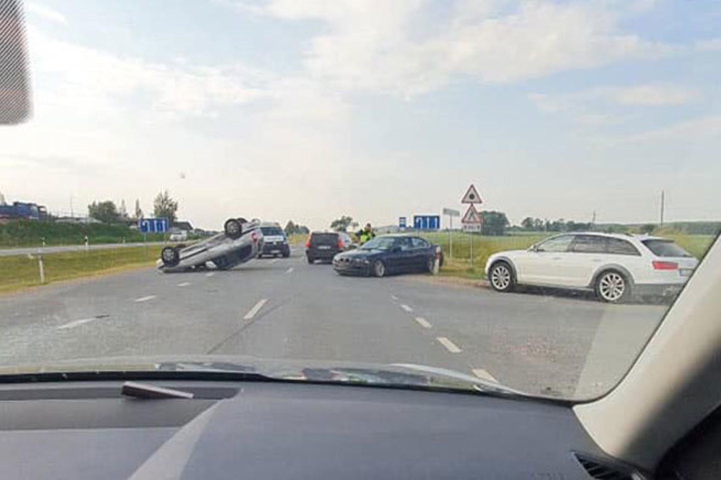 Praėjusios paros avarijose sužeista 18 žmonių.