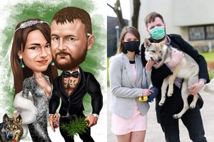 Per karantiną tuokęsi panevėžiečiai pasigailėjo dėl nuotakos suknelės