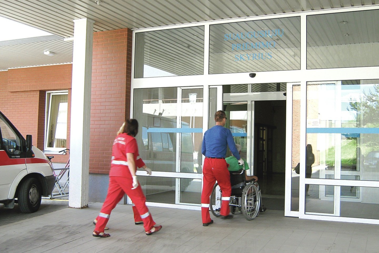 Marijampolės ligoninėje moteris nusprendė gimdyti, išgirdusi teigiamus draugės atsiliepimus.<br>L.Juodzevičienės nuotr.