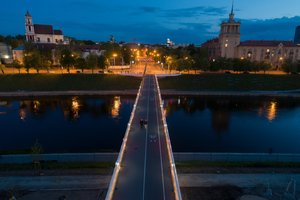 Baltojo tilto aikštyne – baigiamieji darbai prieš naują sporto erdvės atvėrimą