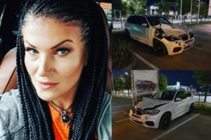 Marijos Dubickienės vairuojamas naujas BMW susidūrė su briedžiu: neišsiskleidė oro pagalvės