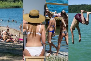 Temperatūra šalies ežeruose ir upėse šoktelėjo į seniai regėtas aukštumas