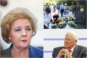 K. Brazauskienė atskleidė, kodėl nedalyvavo A. Brazausko mirties metinėse: kritiką žėrė ir G. Nausėdai