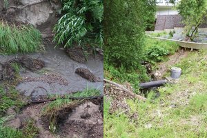 Kauniečiai neapsikenčia dvoko: į požeminį upelį nutiestais vamdžiais iš kaimynų namų teka srutos