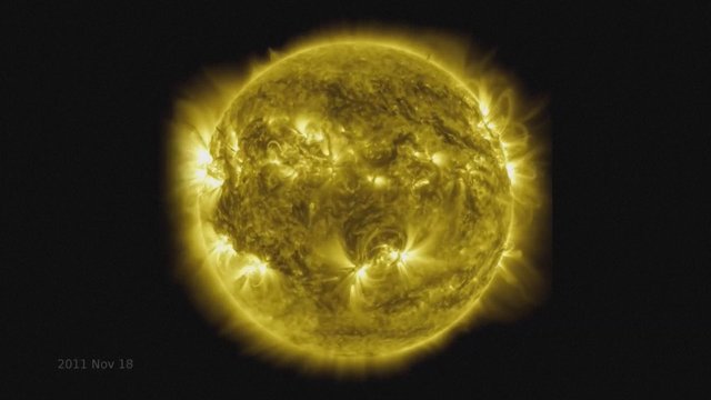 NASA išplatino neeilinį vaizdo įrašą: 10 metų saulės stebėjimo vaizdus sutrumpino iki valandos