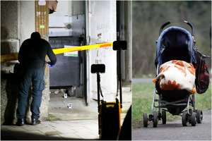 Prie laiptinės negalią turinčios motinos palikto kūdikio tėvas šaukiasi pagalbos, tarnybos – kurčios