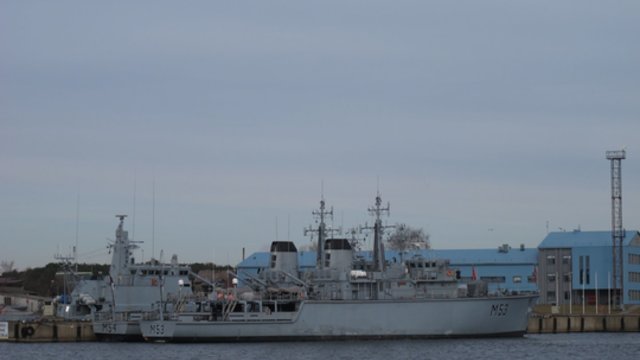 Į Klaipėdos Kruizinių laivų terminalą atplaukė trys Vokietijos kariniai laivai