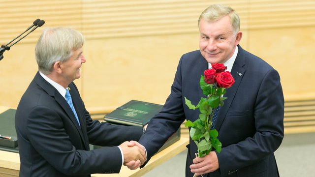R. Sinkevičius davė priesaiką Seime: tapo naujuoju ekonomikos ir inovacijų ministru