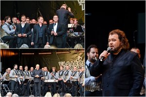 Susivieniję lietuvių tenorai sudrebino Vilnių „Tenoriada“