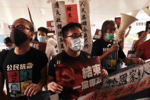 Honkongo policija pranešė apie pirmąjį areštą pagal naująjį saugumo įstatymą