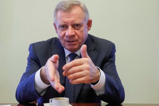 Ukrainos centrinio banko vadovas atsistatydino dėl „politinio spaudimo“