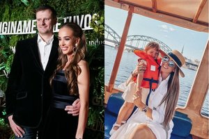 Po skyrybų audrų Viktorija Siegel leidosi į atostogas su dukrele 