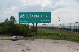 Kaune – originali miestiečių padėka išvykstančiam Š. Jasikevičiui