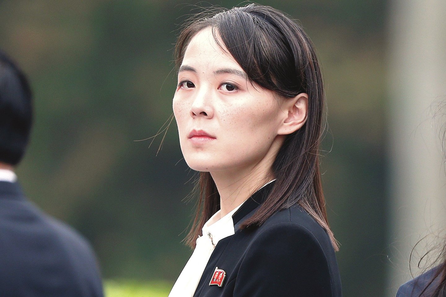 2018 m. Kim Yo-jong dalyvavo Pjongčango žiemos olimpiados atidarymo ceremonijoje Pietų Korėjoje.<br>„Reuters“/„Scanpix“ nuotr.