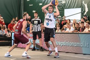 Palangoje J. Mačiulio vedamas „Tauras“ finale nesulaukė 3x3 krepšinio profesionalų iš Šakių