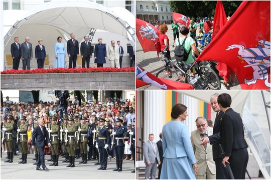 Iškilminga vėliavų pakėlimo ceremonija: prisiminė istoriką, kurio dėka ir švenčiame