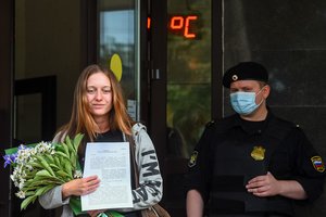 Rusijos žurnalistė S. Prokopjeva pripažinta kalta dėl viešo „terorizmo teisinimo“