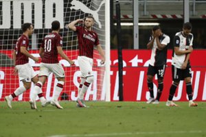Italijoje „Milan“ per penkias minutes nušlavė „Juventus“ klubą