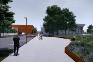 Sporto rūmų atgimimo reikalai nejuda, tačiau miestas imasi jų teritorijos – žada žydinčias vejas